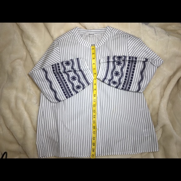 Madewell Striped embroidered shirt - Picture 5 of 9